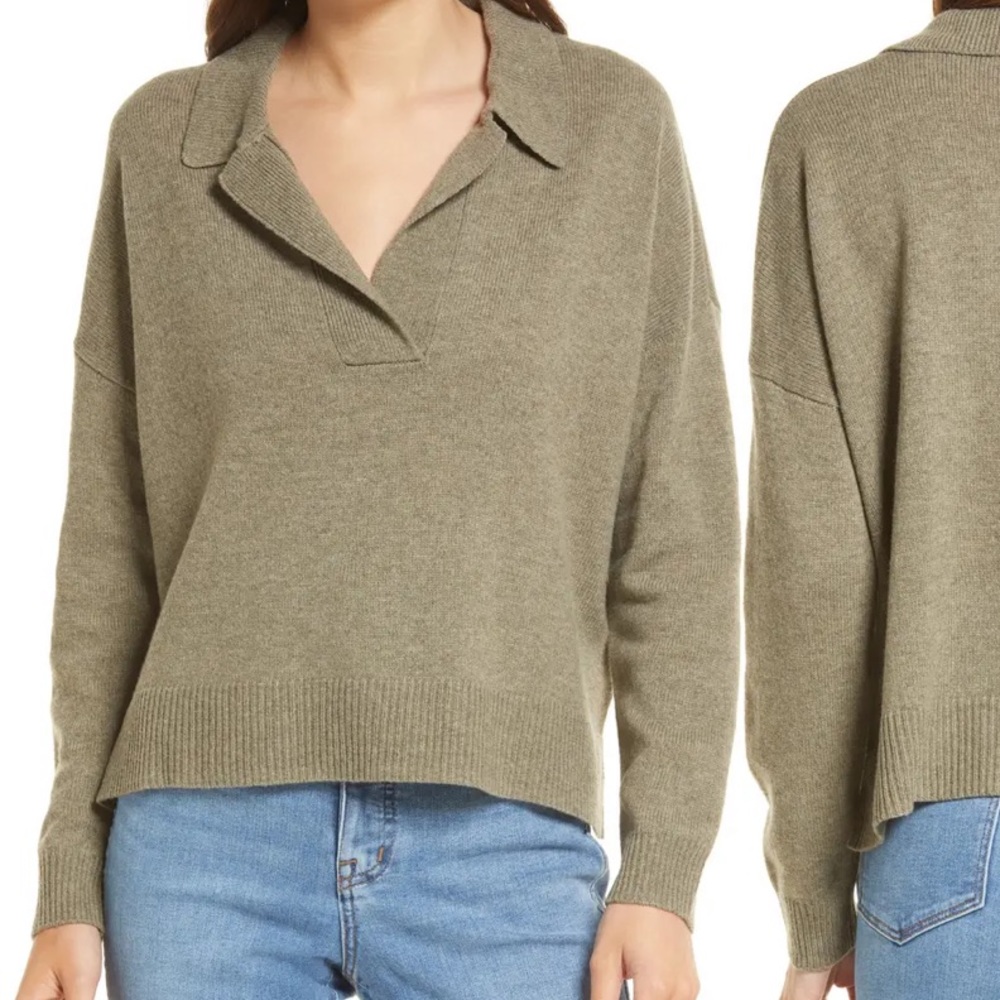 Madewell Davie Polo Sweater - excellent condition